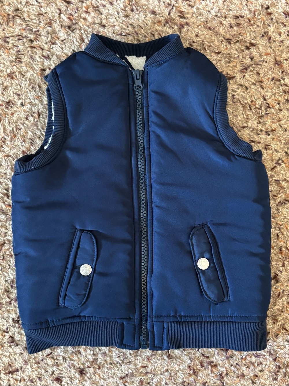7 For All Mankind Puffy Sherpa Lined Vest